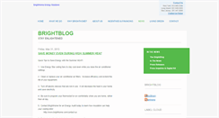 Desktop Screenshot of blog.brighthome.com